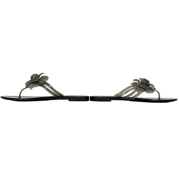 Chanel Sandals Black Camellia G26012x01618 Excellent Condition - Picture 3 of 10